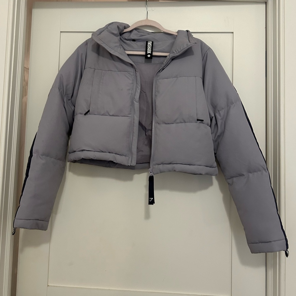Gymshark cropped puffer jacket